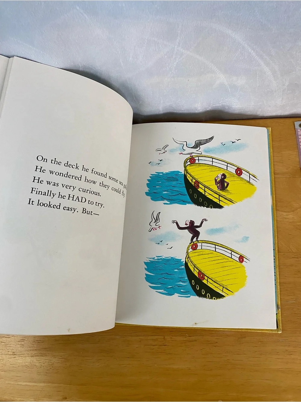 Vintage 1969 Curious George By H.A. Rey, Hard Cover Childrens Book